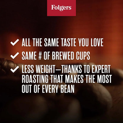 Folgers Breakfast Blend Ground Coffee, Smooth & Mild Coffee, 9.6 Ounce Canister