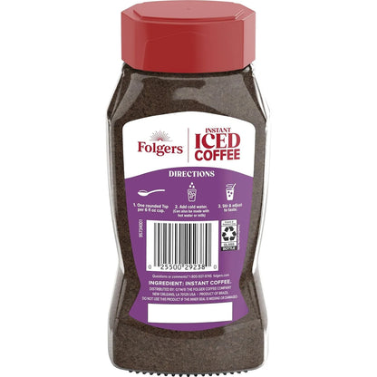 Folgers Instant Iced Coffee, 7-Ounce Jar (Pack of 6)
