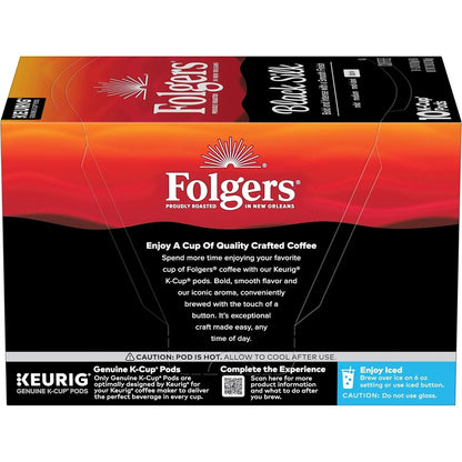 Folgers Black Silk Coffee, Dark Roast, Keurig K-Cup Pods, 60 Count