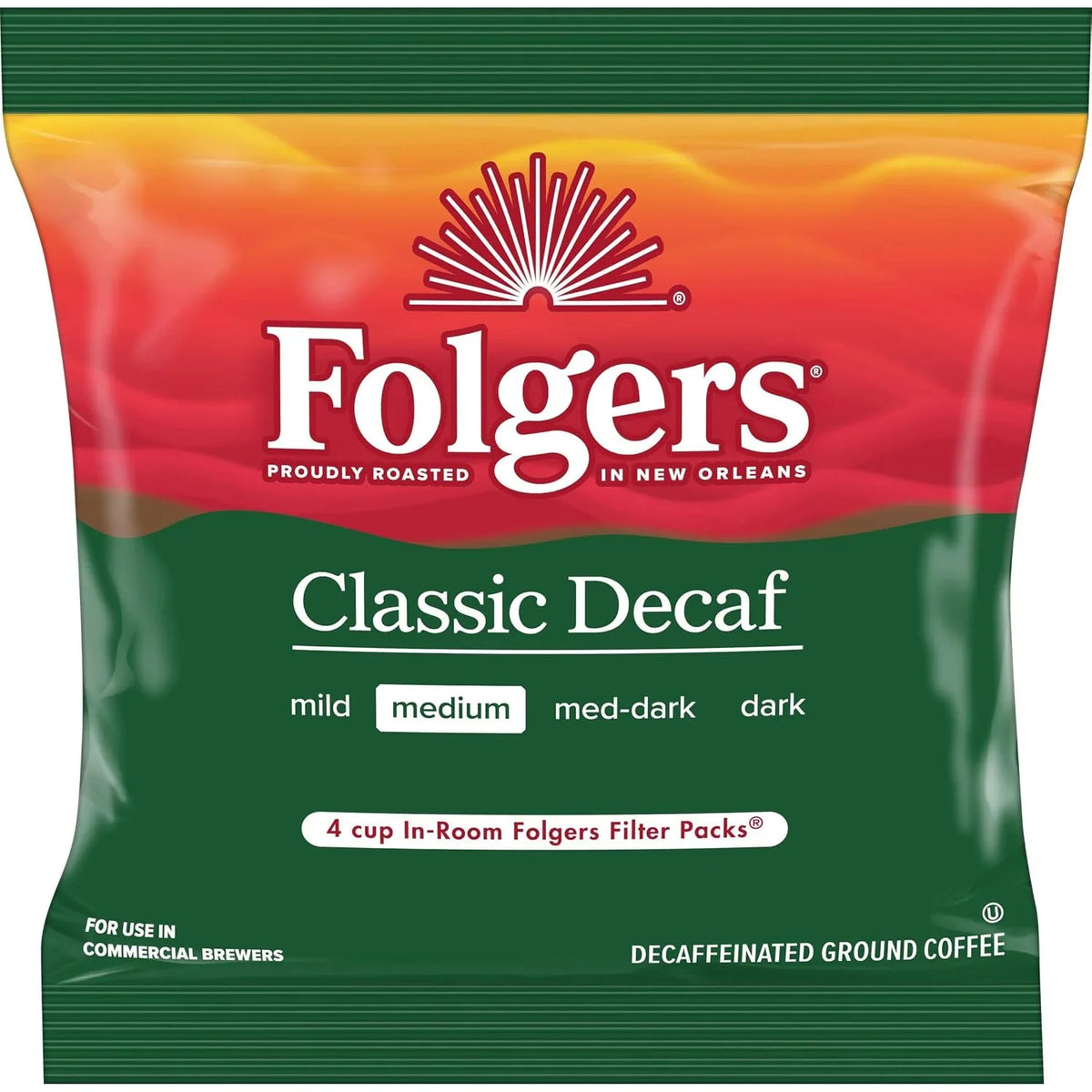 Folgers Decaf Ground Coffee, .60 Ounce (200 Count)