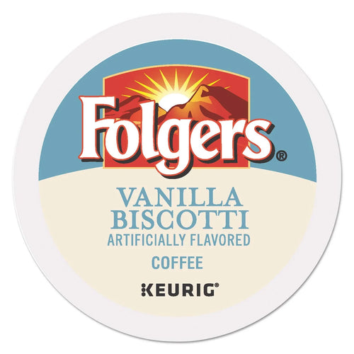 Folgers Gourmet Selections Single Cup for Keurig Brewers, Vanilla Biscotti, 24 Count