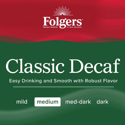 Folgers Classic Roast Medium Roast Ground Coffee, Limited-Edition Canisters for America’s 250th Anniversary, 9.6 Oz. (Case of 6)