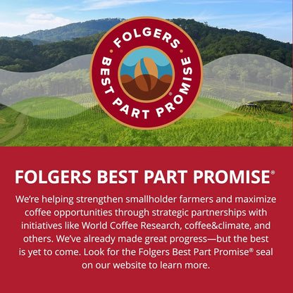 Folgers Colombian Medium Roast Coffee K-Cup Pods, Bulk 128 Count